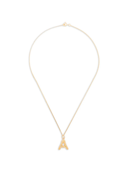  Completedworks A-initial Charm Necklace - Gold 