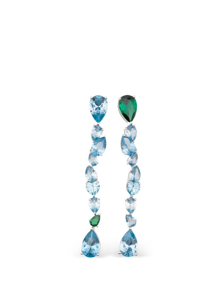  Completedworks Crystal-embellishment Earrings - Silver 