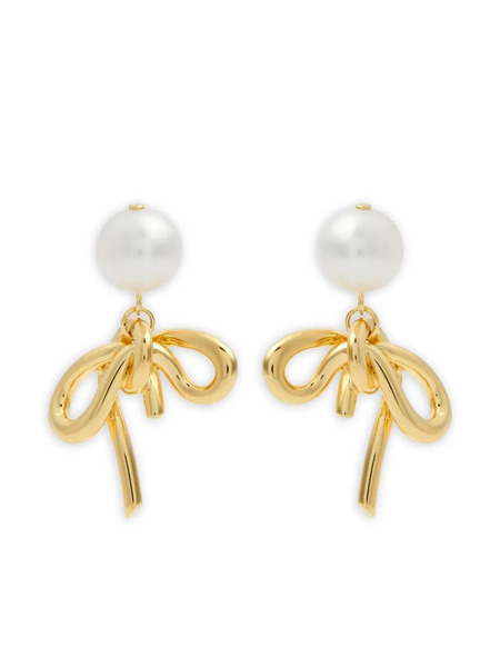  Completedworks 18k Gold-plated Bow Earrings 