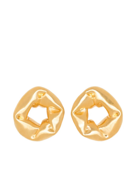  Completedworks Oversized Scrunch Earrings - Gold 