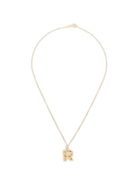  Completedworks R-initial Pendant Necklace - Gold 