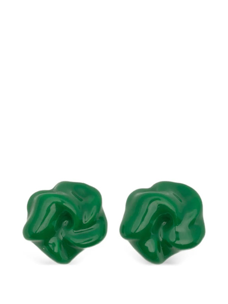  Completedworks The Depths Of Time Twisted Earrings - Silver 