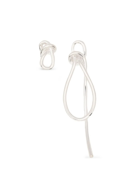  Completedworks Thread Knot-detail Earrings - Silver 
