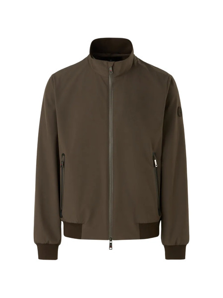  Conte Of Florence Zip-up Bomber Jacket - Brown 