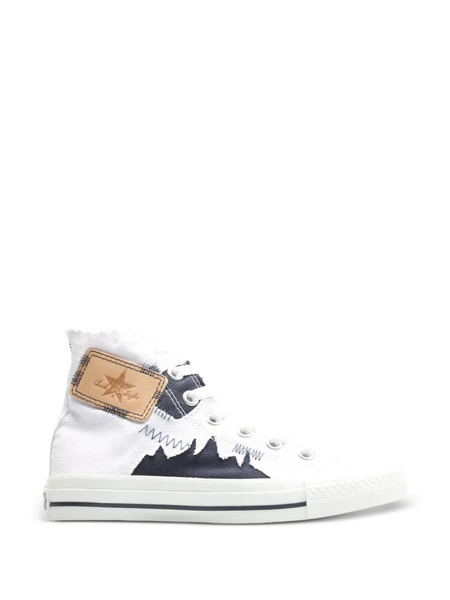  Converse All Star Chuck Taylor Denim-stitch Sneakers - White 