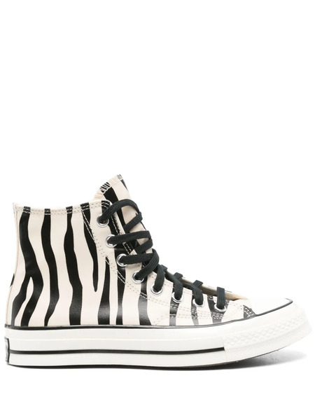  Converse Chuck Taylor Zebra Sneakers - Neutrals 