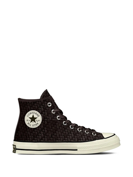  Converse Chuck 70 Woven High-top Sneakers - Brown 