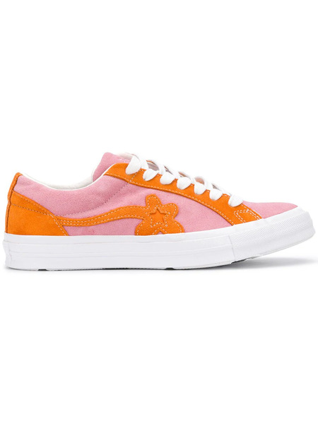  Converse Floral Embellished Sneakers - Pink 