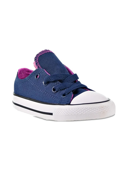  Converse Kids Chuck Taylor All Star Double navy Blue Sneakers 