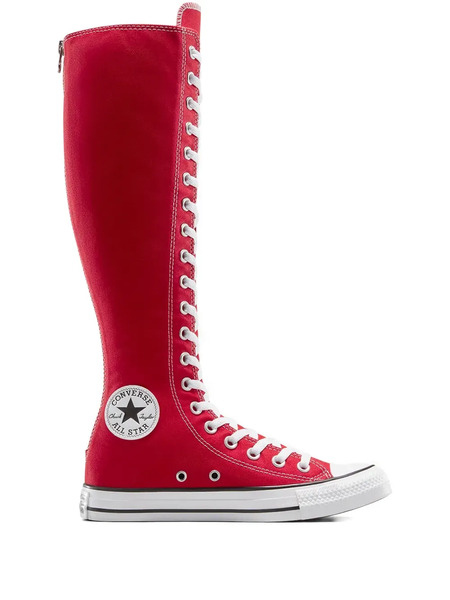  Converse Lace-up Zip Sneakers - Red 