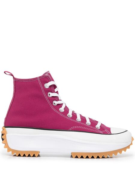  Converse Run Star Hike High midnight Hibiscus - Pink 