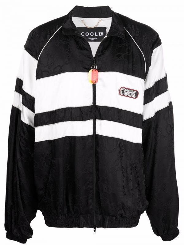  Cool T.m Monogram Logo-print Zip Jacket - Black 