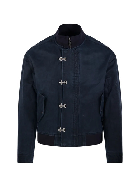  Coor Hook-fastening Jacket - Blue 