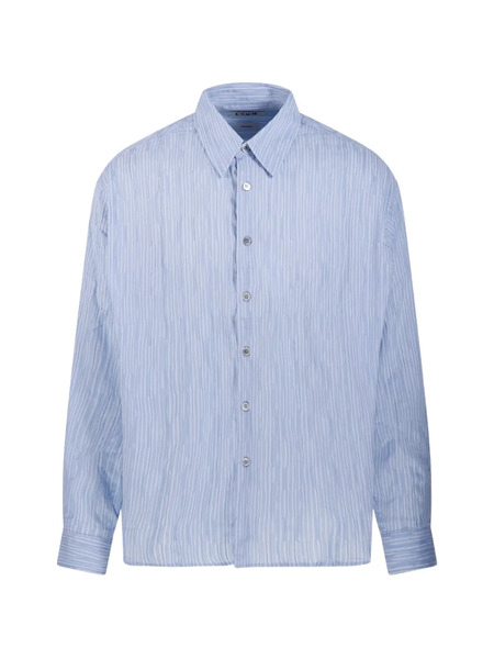  Coor Striped-pattern Buttoned Shirt - Blue 