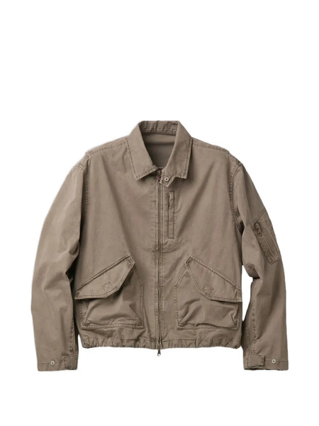  Coor Washed Cotton Jacket - Brown 