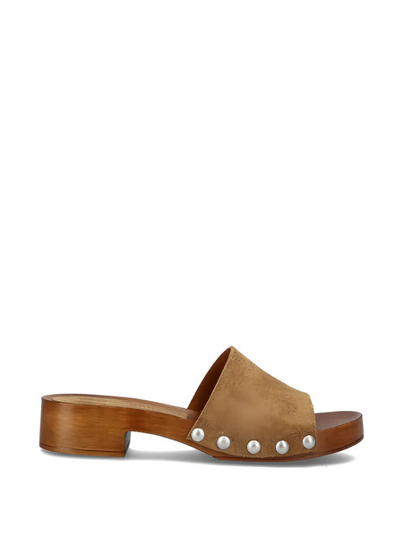  Copenhagen Suede Mules - Neutrals 