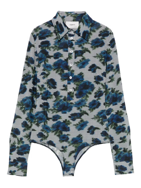  Coperni Ascii Bodysuit - Blue 