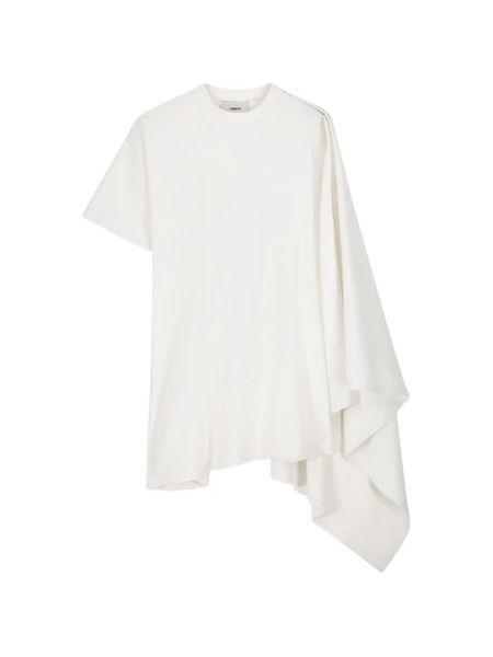  Coperni Asymmetric Mini Dress - White 