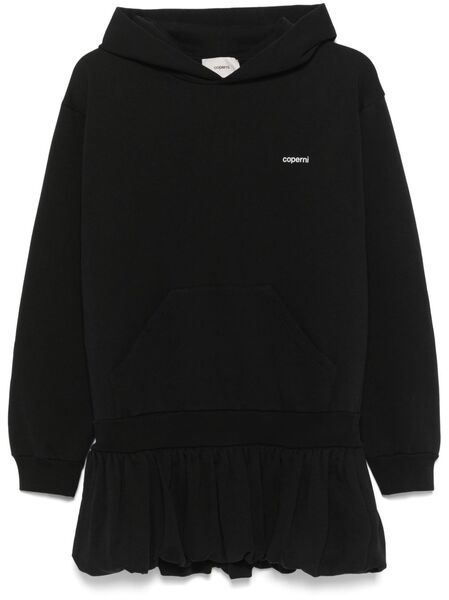  Coperni Basque Logo Mini Dress - Black 