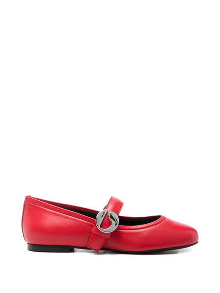  Coperni Belt Flat Pumps - Red 