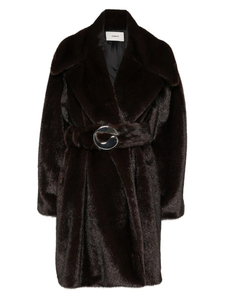  Coperni Belted Coat - Brown 