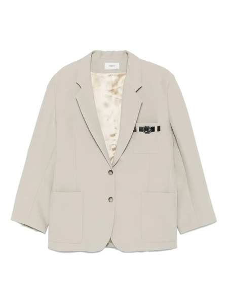  Coperni Belted Pocket Jacket - Neutrals 