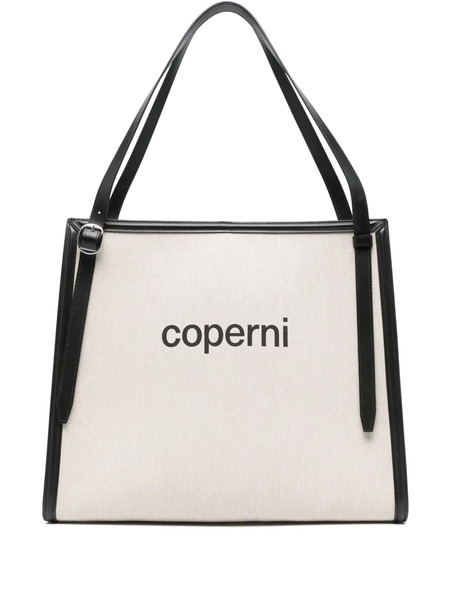  Coperni Branded Belt Tote Bag - Neutrals 
