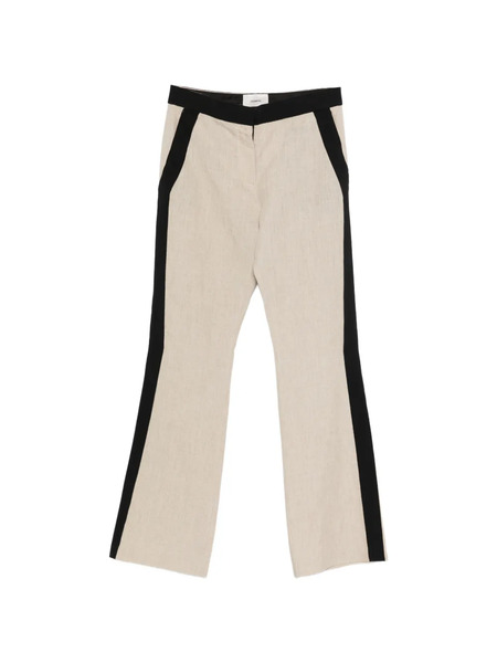  Coperni Contrasting-trim Trousers - Neutrals 