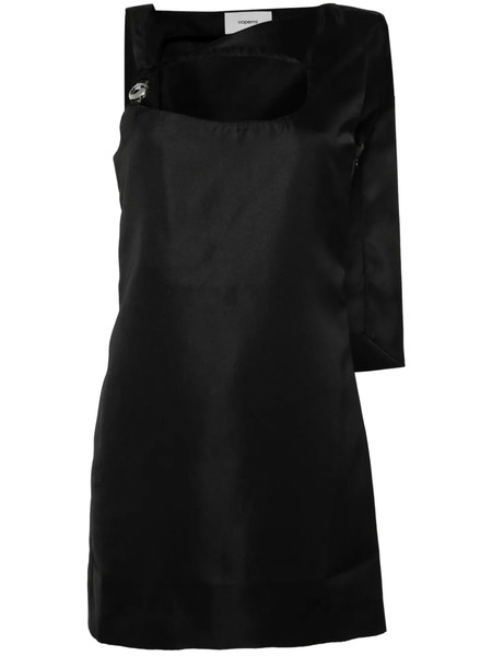 Coperni Cut-out Cape-effect Minidress - Black 