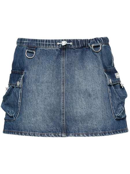  Coperni Denim Cargo Mini Skirt - Blue 