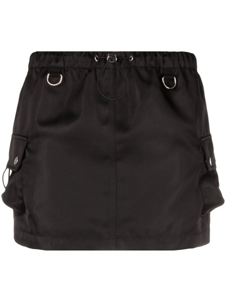 Coperni Drawstring Cargo Miniskirt - Black 