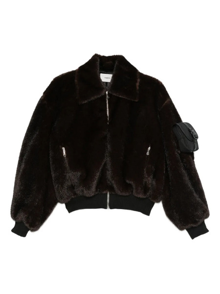  Coperni Faux-fur Jacket - Brown 