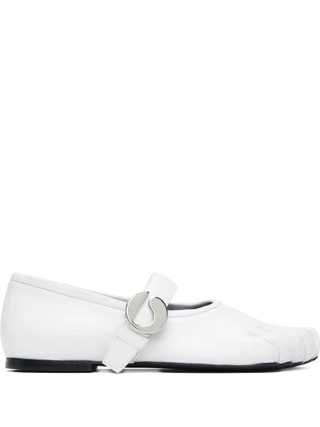  Coperni Five-toe Ballerina Flats - White 