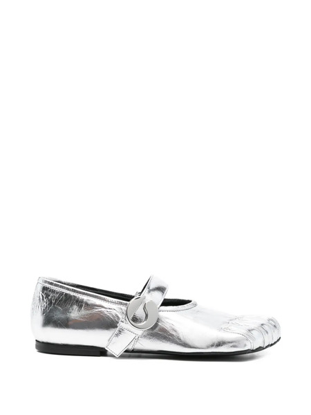  Coperni Five-toe Flat Pumps - Silver 