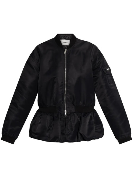  Coperni Gathered-hem Bomber Jacket - Black 