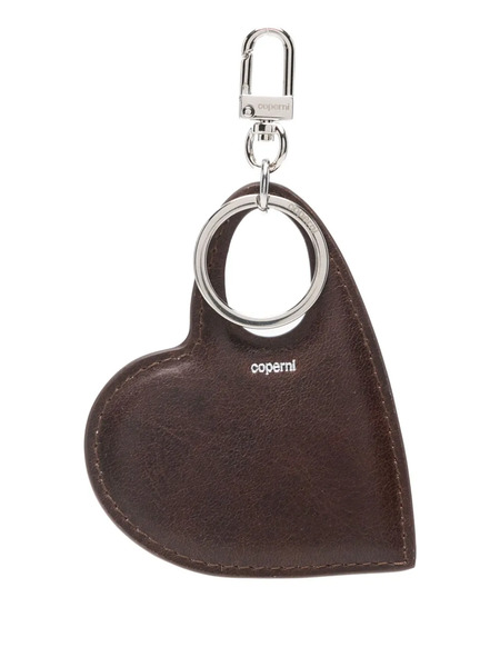  Coperni Heart Keyring - Brown 