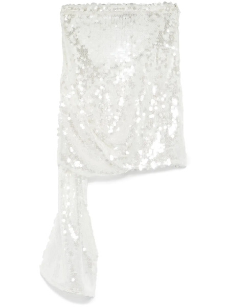  Coperni Knotted Mini Skirt - White 