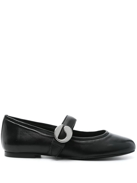  Coperni Leather Ballet Flats - Black 