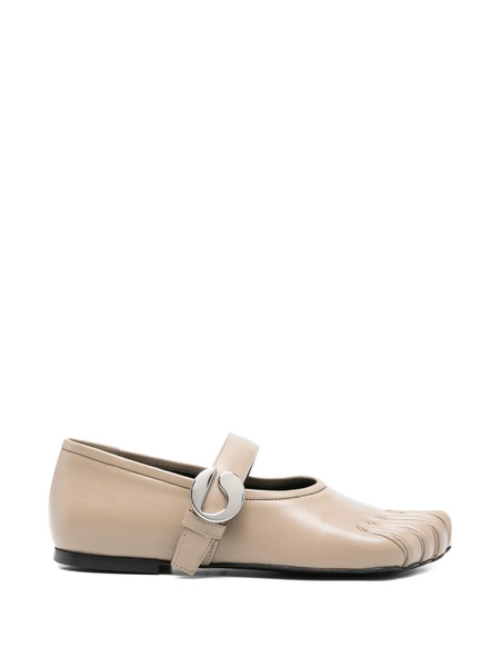 Coperni Leather Ballet Flats - Neutrals 