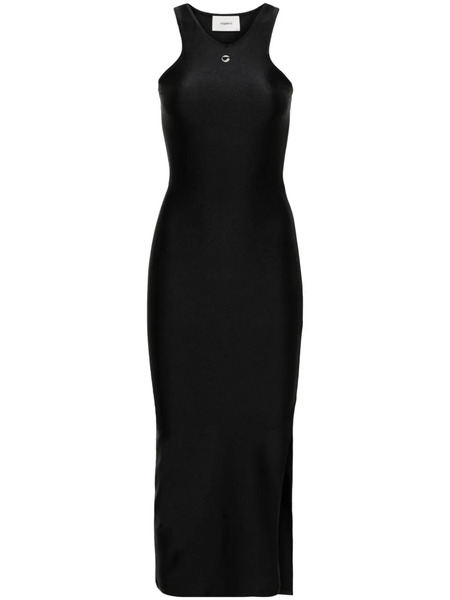  Coperni Logo-embellished Midi Dress - Black 
