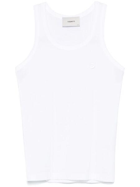  Coperni Logo-embroidered Tank Top - White 