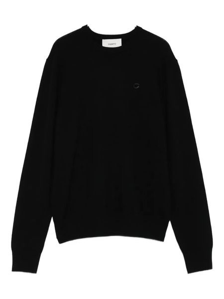  Coperni Logo-embroidered Wool Sweater - Black 