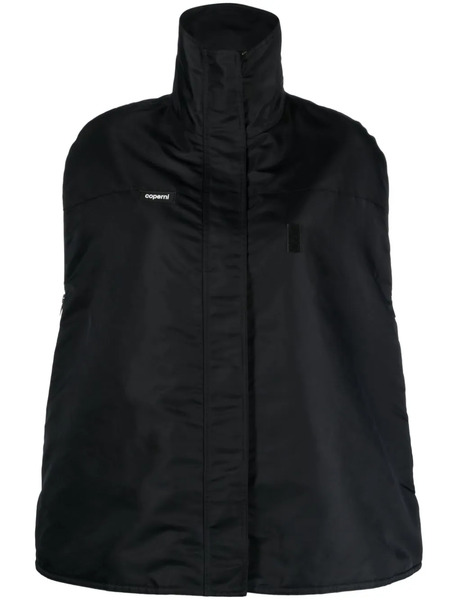  Coperni Logo-patch Bomber Cape - Black 