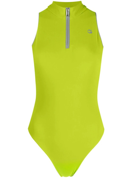  Coperni Logo-print Sleeveless Zipped Top - Green 