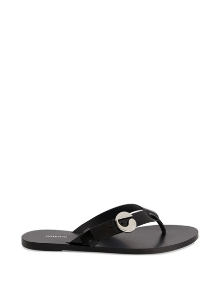  Coperni Logo Strap Sandals - Black 