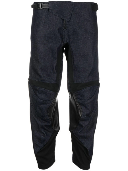  Coperni Low-rise Cropped-leg Jeans - Blue 