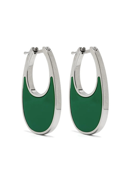  Coperni Medium Swipe Earrings - Green 