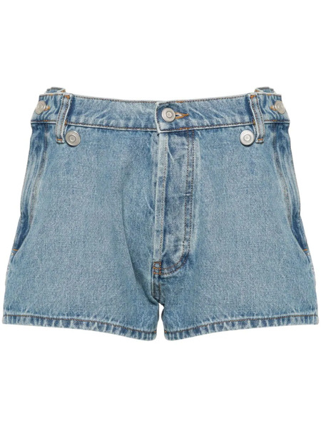  Coperni Mid-rise Denim Shorts - Blue 
