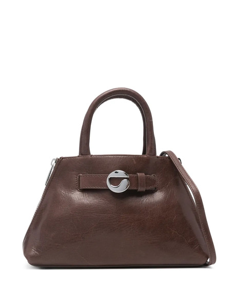  Coperni Mini Data Tote Bag - Brown 