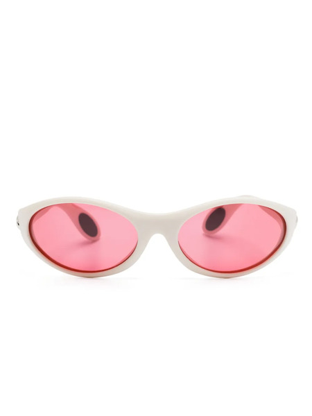  Coperni Oval-frame Sunglasses - White 